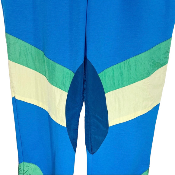 NEW Free People Movement Flurry Retro Blue Combo Cropped Sweatpants Size XS - Picture 7 of 12